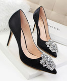 7色 ダイヤモンド キラキラ 美脚効果 ハイヒール MY5017