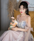 ロングドレス 結婚ドレス パーティードレス 歌手演奏会 新年会 ゴージャス MY2-WS-W212