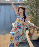 サンドレス かわいい 花柄 ドレス ミニドレス 夏 海辺 ワンピース MY2-XD6739