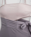 【2色】水着 モノキニ 新作 露出控え かわいい リボン MY7-AWY1989