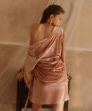 【2色】パジャマ ルームウェア セクシー ベルベット レース 勝負 MY8-HBQY-JYS682