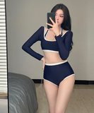 フィットネス 水着 レディース 体型カバー ２点セットsexy 長袖  ショーツ  XY-DP-A29016