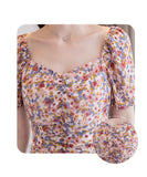 かわいい 花柄 おしゃれ 夏限定 ミニドレス ワンピース MY2012