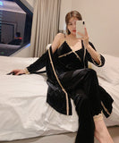 5色 3点セット フランネル ルームウェア セクシー 暖かい 柔らかい MY8003-ALE0833