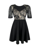 今年 限定 ミニドレス キャバドレス バスト強調 Aライン かわいい レース MY2-YM8661