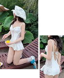 今年限定 新作 水着 モノキニ タンキニ かわいい レース フリル MY7-KSD2308