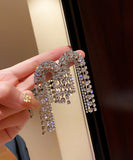 キラキラ ダイヤモンド イアリング 個性 おしゃれ フリンジ XH3-BY-HE3995