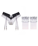 4色【セット】ガーターベルトセット セットアップ ベビードール 勝負 下着  MY8-ZR2203