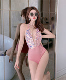 超人気水着 パッチワーク ゴージャス 谷間魅せ セクシー 人魚姫 スパンコール XH7-DP-A20456