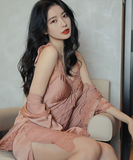 【2点】ナイトドレス レース ハーフスリップ スリップ ベビードール レディース XY-XE-2191