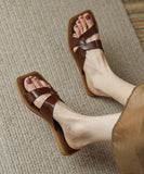 2色 サンダル スリッパ 柔らかい 歩きやすい 新作 高見え 靴 MY5-XK007