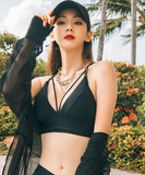 水着 ビキニ レディース ビキニ セクシー 上下 M L XL 10代 20代 30代 女の子 黒  XY-DP-A38347