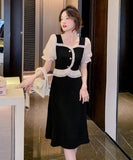 【即日発送可能】2色 ひざ掛け ドレス かわいい 新作 フリル リボン MY2-TBQYX