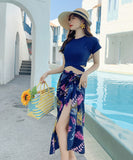 6TYPE 水着 レディース 体型カバー タンキニ 大人 ビキニ タンクトップ ショートパンツ XY-DS-028107