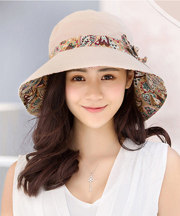 5色選択可能 帽子 夏の必須 淑やか 実用性 花柄 XH9-XM002