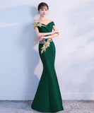 4色 パーティードレス ロングドレス 刺繡 着痩せ 新作 セール 高見えMY2-MLS3796