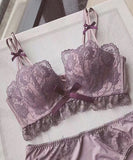 ブラ下着2点セット 新作 レース ゴージャス 大人かわいい MY9-CDML-001