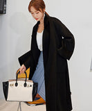 【5色】高品質 カシミヤ コート オーバーサイズ 韓国スタイル チェスターコート ウール Chic XH2-BQL002