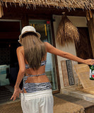 セクシー ビキニ ホルターネック 水着 夏新作 海辺 XH7-KSD2748