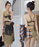 6TYPE 水着 レディース 体型カバー タンキニ 大人 ビキニ タンクトップ ショートパンツ XY-DS-028107