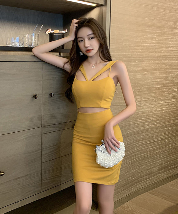 4色 高見え スイート 指名 ミニドレス タイトスカート キャバドレス セクシー MY2087-YM8618