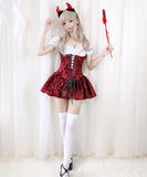 【7点セット】ハロウィン コスプレ 小悪魔 セクシー 新作 イベント 映え MY2-ZJ1582