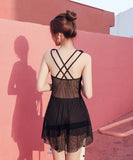 水着 レディース 体型カバー ワンピース オールインワン  20代 30代 40代 女性用 大きいサイズ XY-DS-668081