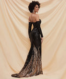 ドレス ロングドレス パーティードレス 宴会 セクシー キラキラ 欧米 最新デザイン XY2-PC-M0296