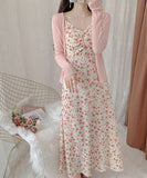 サンドレス ワンピース ドレス 新作 花柄 SNS映え 超人気 MY2-AMY3077