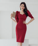 2色 キャバドレス ドレス ワンピース 背露出 肌見せ ゴージャス セクシー ZED880470E