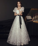 ロングドレス パーティードレス ウェディングドレス 高級感 ゴージャス MY2-WS-B1