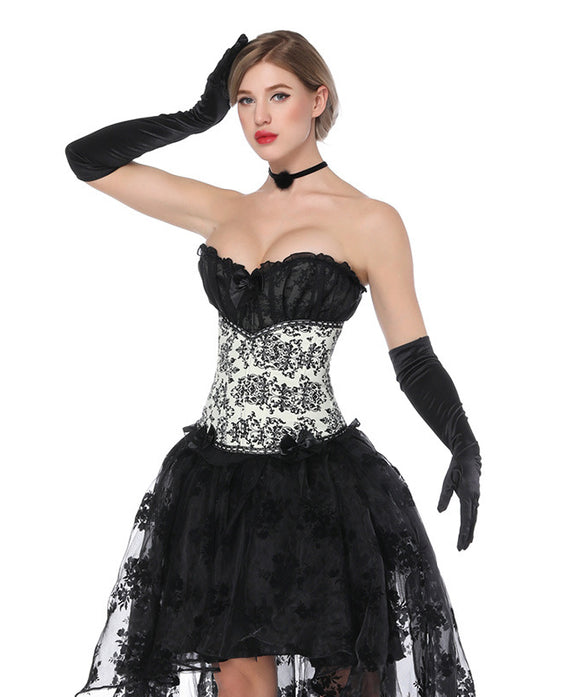 2021 コスプレ ロングドレス セクシー 谷間魅せ かわいい 髪飾り 贈呈 MY2111