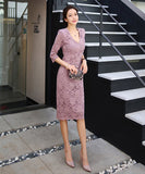 【2色】ひざ丈 ドレス ゴージャス パーティードレス 新作 高見え かわいい MY2-ZED88711E