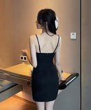 【4色】ミニドレス キャバドレス 着瘦せ 肌見せ 新作 MY2-YM8716