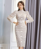 パーティードレス ミニドレス ワンピース レース 高見え 同伴 二次会 MY2-ZED887888E49