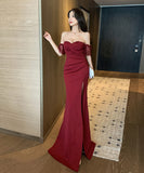 ロングドレス パーティードレス レース 谷間魅せ レース 結婚式 MY2-YM9093