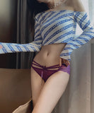 6色 パンツ 下着 レース 刺繡 かわいい 新作 透け感 セクシー MY8-RS255