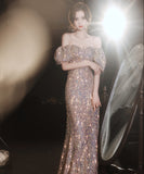 キラキラ ロングドレス 着痩せ キャバドレス セクシー 谷間魅せ MY2066