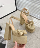 3色 ハイヒール きらきら リボン かわいい MY5-XL-MN-653-7