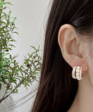 ピアス 真珠クリア かわいい 夏 シンプル MY9013