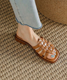 夏ぺたんこ サンダル 新作 ゴージャス 高見え 柔らかい 歩きやすい MY5-XK005