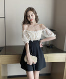 新作入荷 蝶柄 フリル レース キャバドレスミニドレス レース YN2235-YM8571