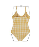 2色 チェック柄 かわいい 清楚感 タンキ二 モノキニ ビキニ MY7-BY2397