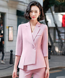 【6色】キャバスーツ エレガント 気質 非対称 おしゃれ 着瘦せ XH2-XS-YLS-880