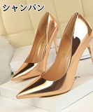 ハイヒール パンプス 5色 ゴージャス 高見え 痛くない 歩いやすい 脚長効果 MY5-DS9511-7
