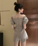 オールインワン ショートパンツ かわいい レディース 大人 MY2009