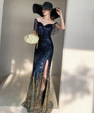 3色 ピカピカ おしゃれ ファッション 着痩せ ロングドレス キャバドレス レディース MY2069