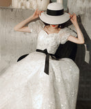 ロングドレス パーティードレス ウェディングドレス 高級感 ゴージャス MY2-WS-B1