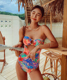 水着 モノキニ タンキニ 新作 花柄 2色 かわいい セクシー MY7-XCRS-002