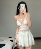 ビキニ モノキニ かわいい レース 水着 セクシー Aライン MY7-DP-A29824